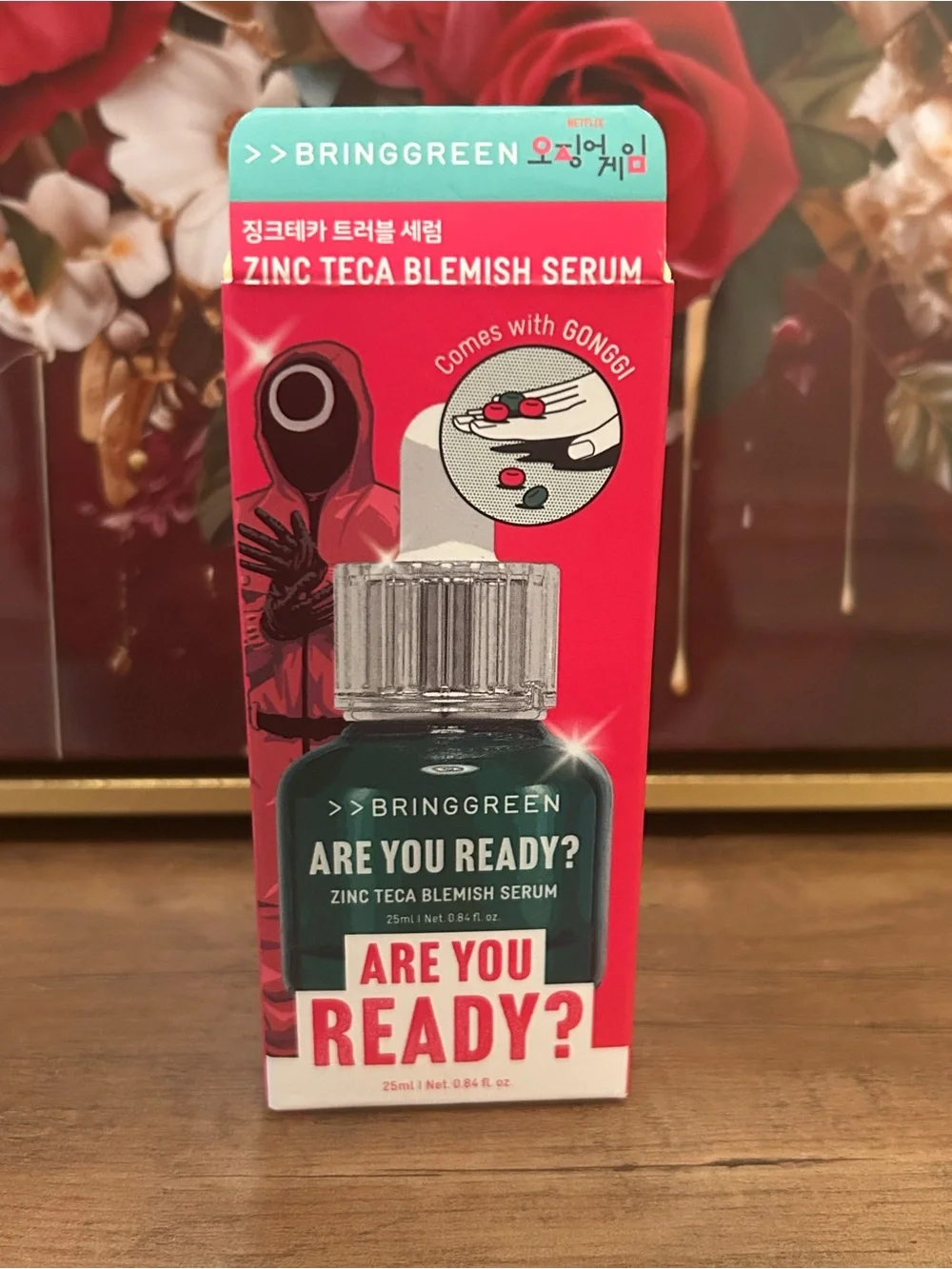 Bring Green X Squid Games Zinc Tea Blemish Serum